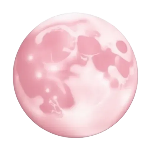 pastel pink moon