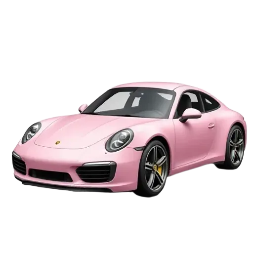 Light pink Porsche