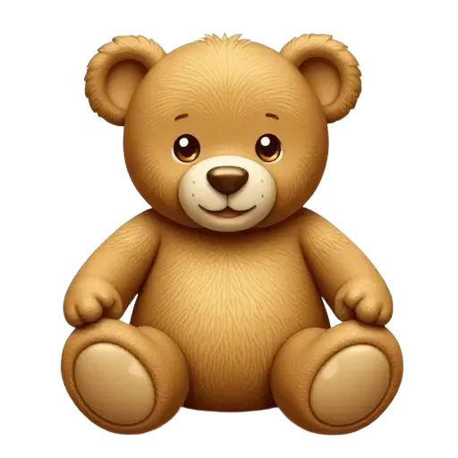 A cute teddy bear