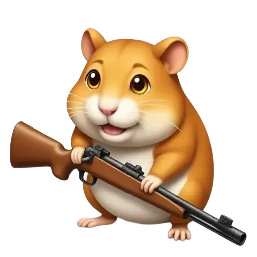 hamster ith a rifle