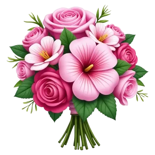 Huge pink flower bouquet