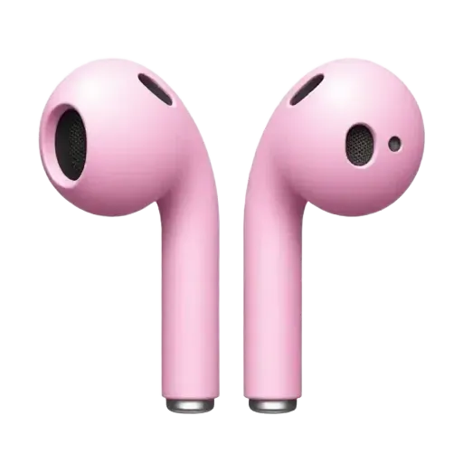 Pink AirPods