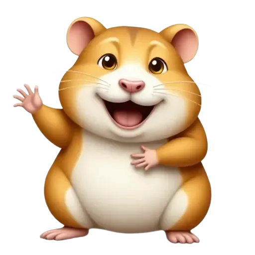Hamster laughs