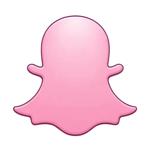 Snapchat logo cute and pink