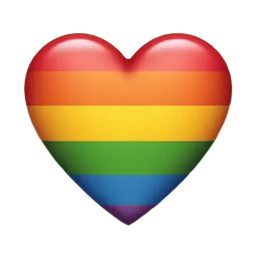 lgbtq heart emoji