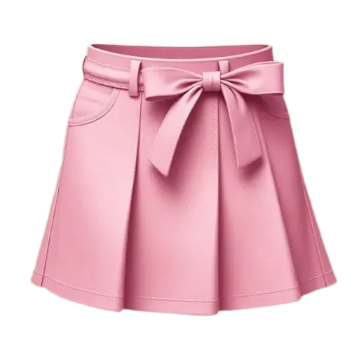 pink really really short skirt